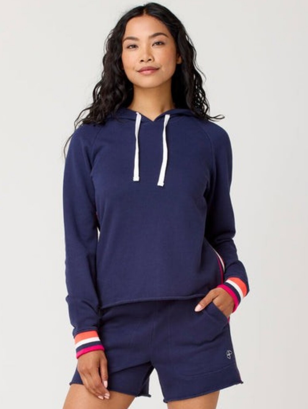 Krimson Klover Julia Hoodie In Navy Blue Size XS